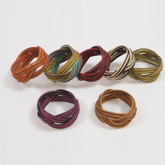 Colorful Wicker Bracelets