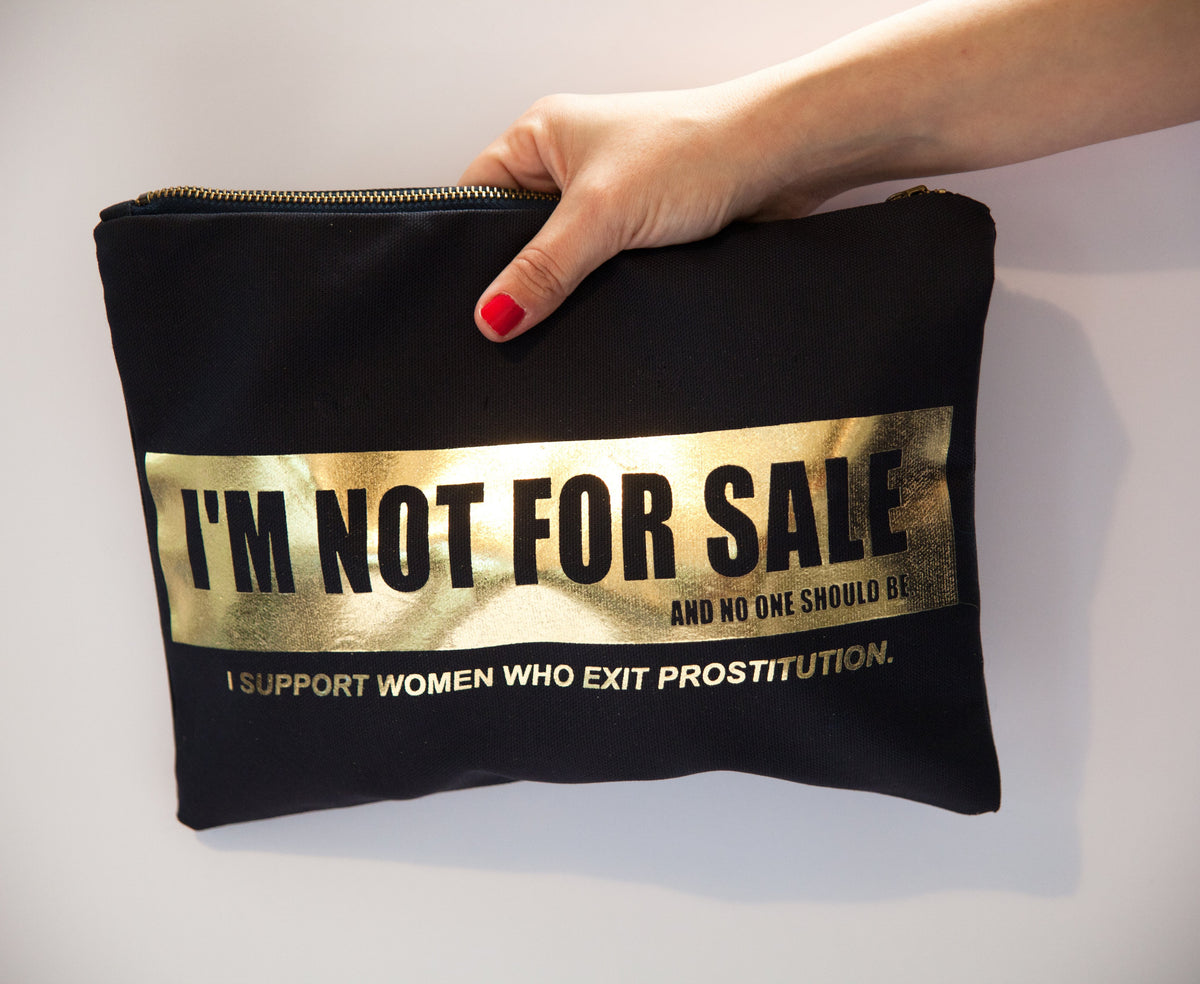 PERSON NOT AN OBJECT - Large Clutch Purse